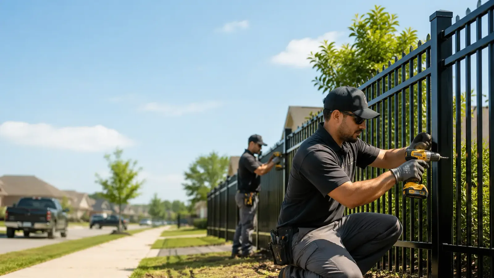 Metal Fence Installation in Florien, LA